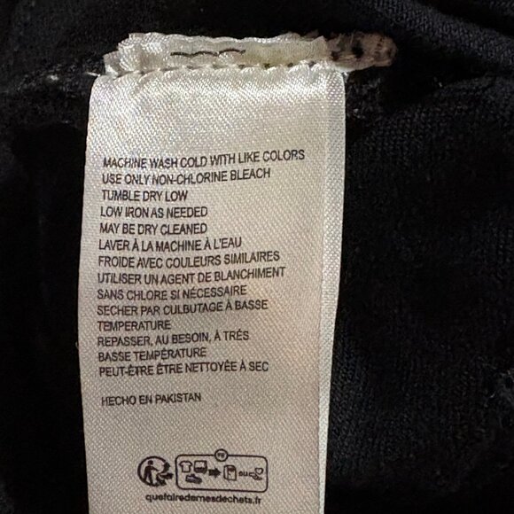 MAEVE Anthropologie Junie High Rise Slim Jeans Size 28 Black - Picture 12 of 13